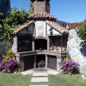 El barbacoa con horno - Casa Saleros - Navarrete, La Rioja