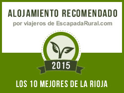Recommended accomodation by escapadarural.com - Best in La Rioja, Spain 2015