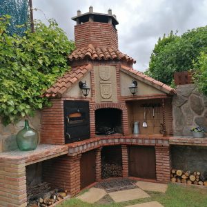 El barbacoa con horno - Casa Saleros - Navarrete, La Rioja